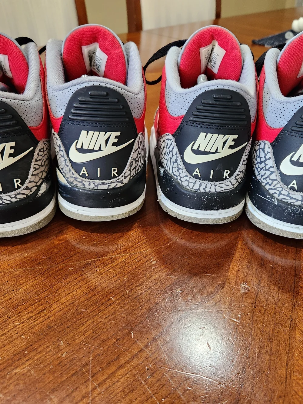 2 Jordan Retro 3s Size 9 Used Condition No Separation
